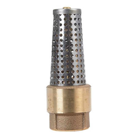 B & K Campbell 1 in. D X 1 in. D FNPT x FNPT Brass Foot Valve FV-4TLF